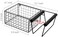 MyGift Hanging Metal Tennis Racquet and Tennis Ball Storage Basket Rack, Wall Mounted Racket Holder