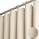 BTTN 54" Wide Shower Curtain, Linen Textured Heavy Fabric Shower Curtain Set 54"x78" with 10 Plastic Hooks, Luxury Heavy Fabric Shower Curtains