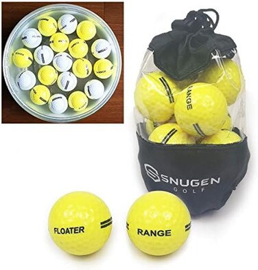 Snugen (TM Floater Golf Range Balls, Practice Floating Balls