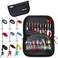 TOPFORT Ice Fishing Lure Kit, 55PCS Ice Fishing Gear Tackle Box Kit with Soft Fishing Lures, Ice Fishing Jigs for Winter Ice Jigging Crappie Sunfish Perch Walleye Pike