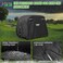 10L0L 4 Passenger Golf Cart Cover Fits EZGO, Club Car and Yamaha, 600D Waterproof with Extra PVC Coating Sunproof Dustproof Black Army Green black