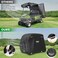 10L0L 4 Passenger Golf Cart Cover Fits EZGO, Club Car and Yamaha, 600D Waterproof with Extra PVC Coating Sunproof Dustproof Black Army Green black