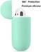 ZLZB AirPods Case, Airpods Accessories,AirPods Case Protection No Keychain,Airpods Silicon Case,Ultra-Thin Soft Airpods Cover Skin Compatible with Airpods 1AirPods 2(Green