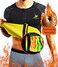 NINGMI Sauna Suit for Men Hot Sweat Suit Sauna Shirt Sweat Body Shaper Workout Neoprene Suit Zipper Short Sleeve Black
