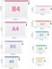 JARLINK 18 Pack 8 Sizes Zipper Mesh Pouch, Waterproof Zipper File Bags Document Pouch Multipurpose Travel Bags for Office Supplies Cosmetics Travel Accessories