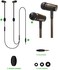 Aircom A6 Anti-Radiation Air Tube Headphone - Airflow Audio Technology for Premium Sound and EMF Protection &ndash; Wooden Earbuds with Built-in Microphone