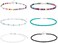 Wremily 4-12 Pieces Beaded Choker Necklaces for Women Boho Seed Bead Choker Set Hawaiian Handmade Turquoise Beach Beads Necklace Chain Jewelry