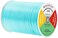 Mandala Crafts Nylon Satin Cord 2mm Rattail Cord Aqua String - 100 Yds Nylon Chinese Knotting Cord Rat Tail Silk Cord for Bracelet Necklace Jewelry Making Macrame Trim
