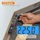 منقلة نيوتك الرقمية 400 مم مع شاشة LCD وميزان تسوية بزاوية 225 درجة لقياس الزوايا الرأسية والأفقية - أسود