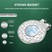 GHHJX Magnetic Golf Ball Marker Hat Clip Golf Ball Marker Caps Holder Professional Golf Training Aids Accessories,6 Pieces (Golf Ball Marker Not Included