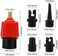Oumers Inflatable SUP Pump Adaptor Air Pump Converter, 4 Standards Conventional Air Valve Attachment for Inflatable Boat, Stand Up Paddle Board, Inflatable Bed, Etc