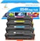 خرطوشة حبر بديلة متوافقة مع True Image لطابعات Canon 054 و054H، وطابعات Canon Color ImageCLASS MF644Cdw وMF642Cdw وLBP622Cdw وMF641Cw (أسود، سماوي، أرجواني، أصفر، عبوة من 4 خراطيش)