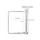Comonc 10 PCS Square Pto Pin Shaft Locking Pin 1/4 pin Hitch pin Wire Lock Pin Safety Coupler Pin 1/4" x 2-3/4"for PTO,Farm,Lawn,Hitches,and Garden (1/4 Trailer Coupler Pin