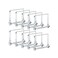 Comonc 10 PCS Square Pto Pin Shaft Locking Pin 1/4 pin Hitch pin Wire Lock Pin Safety Coupler Pin 1/4" x 2-3/4"for PTO,Farm,Lawn,Hitches,and Garden (1/4 Trailer Coupler Pin