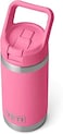 YETI Rambler Jr. 12 oz Kids Bottle, with Straw Cap, Harbor Pink, 21071500109, 1 ea