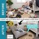 Huddle Supply Co Stuffed Animal Bean Bag Storage "Stuffie Seat" - Designer Bean Bag - Stuffed Animal Storage Bean Bag Chair for Kids, Teens and AdultsExtra Large100% Cotton Premium Canvas Bean Bag Cov
