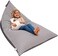 Huddle Supply Co Stuffed Animal Bean Bag Storage "Stuffie Seat" - Designer Bean Bag - Stuffed Animal Storage Bean Bag Chair for Kids, Teens and AdultsExtra Large100% Cotton Premium Canvas Bean Bag Cov