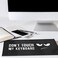 kwmobile Keyboard Cover Compatible with Universal Keyboard (L- Dust Cover PC Keyboard Fabric Case - Don't touch my keyboard