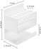 MyGift Dry Erase Marker Holder 10 Slots Whiteboard Marker Holder For Wall Dry Erase Eraser Holder Wall Mount White