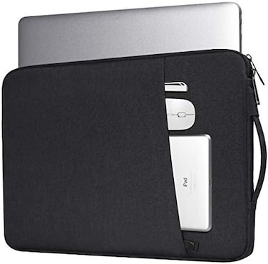 iKammo 13 Inch Laptop Case Sleeve for 13.5-14.4 Inch Surface Laptop Studio/6/5/4/3, Surface Book 3/2/1, Asus ZenBook/Dell Inspiron/LG Gram/HP Pavilion/Razer Blade Stealth 13.3 Notebook Case, Black