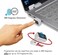 ARCANITE USB Fingerprint Reader for Windows 11/10 Hello, 0.05s 360-Degree Sensor Security Device