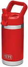 YETI Rambler Jr. 12 oz Kids Bottle, with Straw Cap, Canyon Red