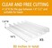 BOWERBIRD (4.1cm high- Clear Toy Blockers for Furniture - Stop Things from Going Under Couch Sofa Bed and Other Furniture - Suit for Hard Surface Floors Only (4.1cm high