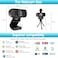 كاميرا ويب ZIQIAN بدقة 1080 بكسل للبث المباشر مع ميكروفون ستيريو، كاميرا USB للكمبيوتر المكتبي أو المحمول بزاوية رؤية 110 درجة، كاميرا ويب عالية الدقة للمكالمات المرئية والتسجيل والمؤتمرات والبث المبا