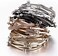 Fesciory Leather Wrap Bracelets for Women, Boho Leopard Multi-Layer Crystal Beads Cuff Bracelet Jewelry