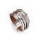 Fesciory Leather Wrap Bracelets for Women, Boho Leopard Multi-Layer Crystal Beads Cuff Bracelet Jewelry