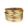 Fesciory Leather Wrap Bracelets for Women, Boho Leopard Multi-Layer Crystal Beads Cuff Bracelet Jewelry