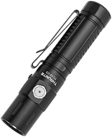 ThruNite TC15 V3 2403 High Lumen Flashlight, USB C Rechargeable LED Handheld Flashlights, Ultra-Bright XHP 35.2 LED, Indoor/Outdoor (Camping, Security and Emergency UseCool White - Black CW
