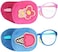 Astropic 2Pcs Eye Patches for KidsGirls Eye Patch for GlassesMedical Eye Patches for Children with Lazy EyeAmblyopia Eye Patch for Toddlers to Cover Either Eye (Pink FlowerBlue Icecream