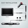 eRapta Backup Camera ERT01 with 4.3 inch Monitor License Plate Back Up Camera for Car Pickup Truck SUV Rear View Camera Backing Reverse Camera Crystal Clear Image IP69 Waterproof Nice Night Vision
