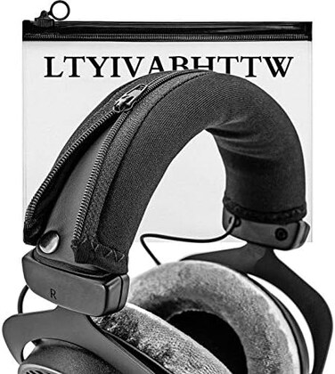 LTYIVABHTTW DT770 Headband Cover Compatible with DT770, DT880, DT990, DT 770 PRO, DT 880 PRO, DT 990 PRO Headphones (Black