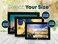 Masjidal 10" Digital Azan Clock, WiFi, Dynamic Touchscreen, Worldwide Prayer Times, Full Quran Player, Islamic Art, Streaming Halal Muslim Content Including Duas, Dhikr, Hadith, Verse of the Day, Blk