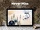 Masjidal 10" Digital Azan Clock, WiFi, Dynamic Touchscreen, Worldwide Prayer Times, Full Quran Player, Islamic Art, Streaming Halal Muslim Content Including Duas, Dhikr, Hadith, Verse of the Day, Blk