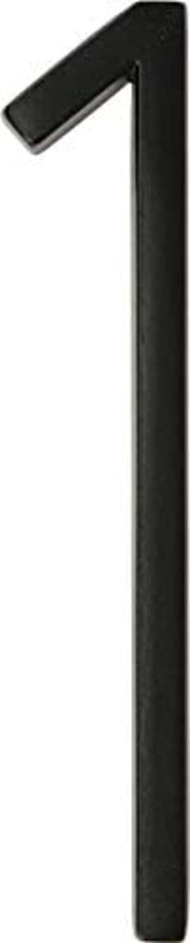 Distinctions 844711 Black Upgraded 5" Floating House Number 1, 5-Inch