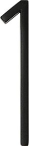 Distinctions 844711 Black Upgraded 5" Floating House Number 1, 5-Inch