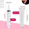 AMORIX 50PCS Lip Gloss Tubes 10ml Empty Lip Balm Containers Refillable Lipgloss Squeeze Tubes with 2 x 20ml Syringes 5pcs Organza BagsTag Labels Stickers for DIY Cosmetic