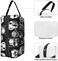 DZGlobal Women's Cosmetic Bags Horror Icons Makeup Pouch Travel Toiletry Storage Bag