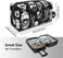 DZGlobal Women's Cosmetic Bags Horror Icons Makeup Pouch Travel Toiletry Storage Bag