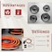 AMI PARTS Terminal Block Kit WB17T10006 Range Surface Burner Plug Connector Replacement Kit Compatible with GE Stove(4 Set