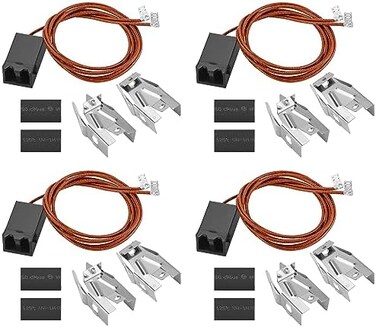 AMI PARTS Terminal Block Kit WB17T10006 Range Surface Burner Plug Connector Replacement Kit Compatible with GE Stove(4 Set