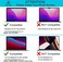 واقي شاشة من الزجاج المقوى MUBUY-GOL لجهاز MacBook Air 13 M1 (2021-2018، MacBook Pro 13 بوصة M2 M1 (2023-2016، MacBook Air 13 A2337 A2179 A1932، Mac Pro 13 MA2338 A2289 A2251 A2159 A1706 A1708، No B