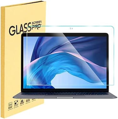 واقي شاشة من الزجاج المقوى MUBUY-GOL لجهاز MacBook Air 13 M1 (2021-2018، MacBook Pro 13 بوصة M2 M1 (2023-2016، MacBook Air 13 A2337 A2179 A1932، Mac Pro 13 MA2338 A2289 A2251 A2159 A1706 A1708، No B