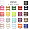 Stepace [2 Pairs Half Round Shoe Laces for Sneakers 76cm - 182cm Length 22 Color Shoelaces