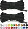 Stepace [2 Pairs Half Round Shoe Laces for Sneakers 76cm - 182cm Length 22 Color Shoelaces