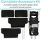 Vive Crutch Pads And Pouch One Size Black