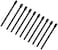 Ywhomal (Black- Replacement Standard Pen Nibs Compatible for Wacom Pro Pen 2 Nibs Fit Wacom Pro PTH-460 PTH-660 PTH-860 DTK-1661 DTH-1320 DTH-1620 DTH-W1320 DTH-W1620 (Black